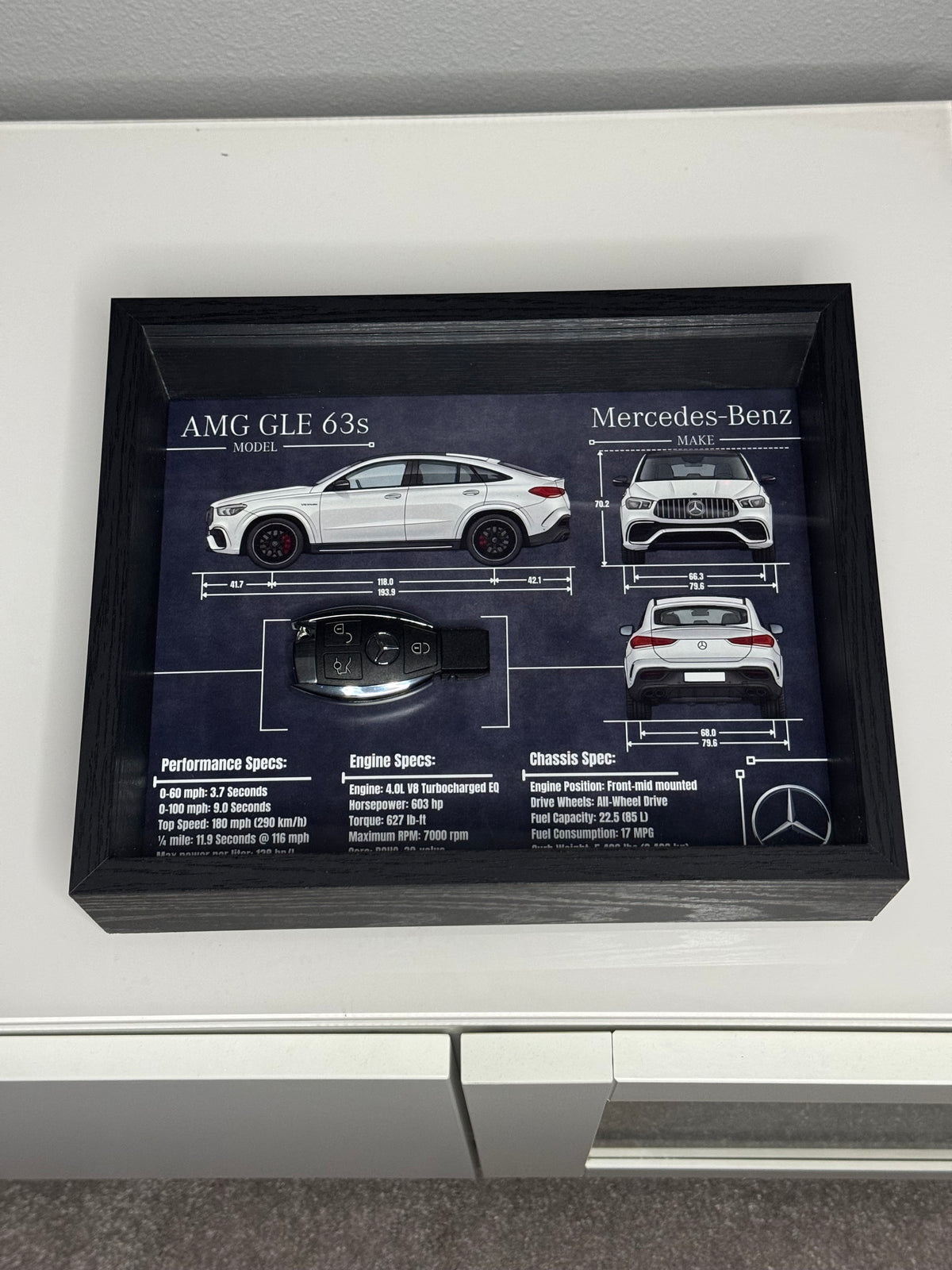 Mercedes-Benz AMG GLE 63s Key Blueprint Frame