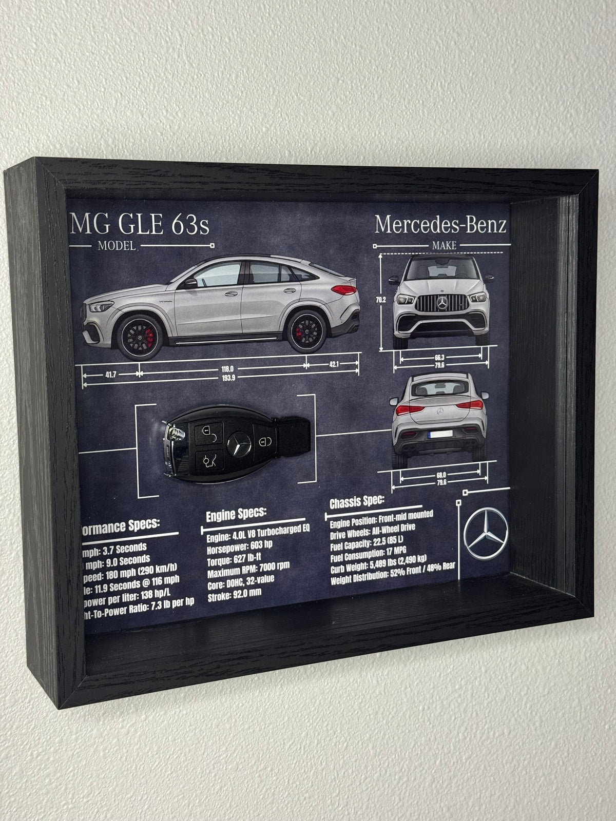 Mercedes-Benz AMG GLE 63s Key Blueprint Frame