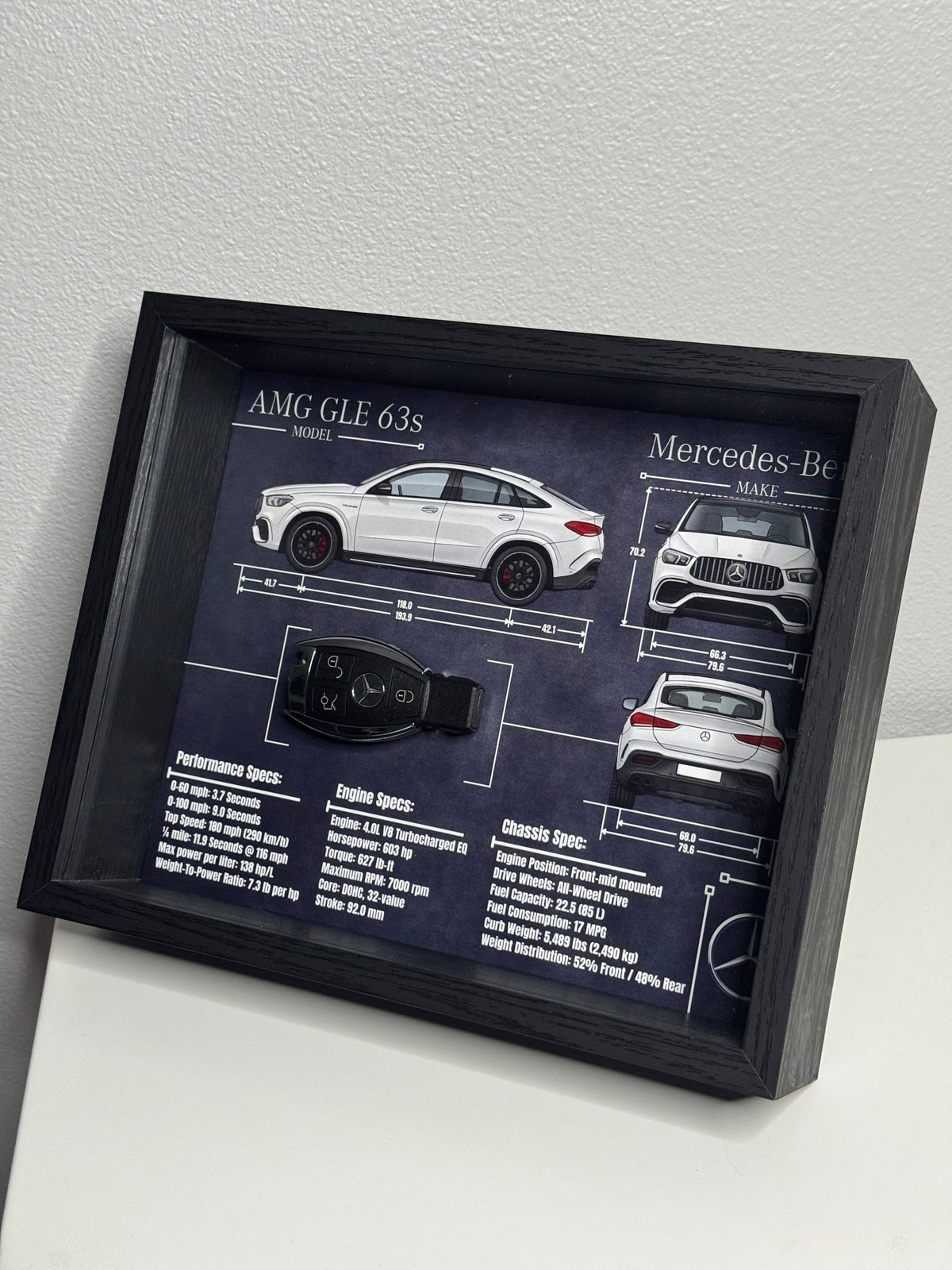 Mercedes-Benz AMG GLE 63s Key Blueprint Frame