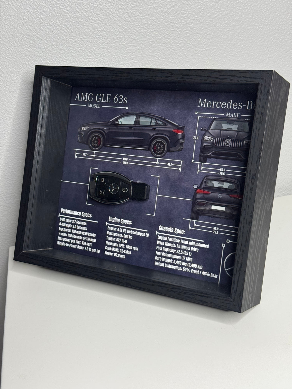 Mercedes-Benz AMG GLE 63s Key Blueprint Frame