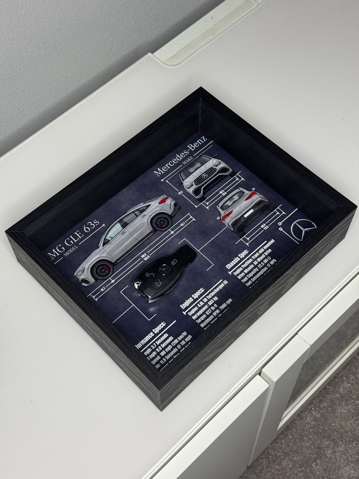Mercedes-Benz AMG GLE 63s Key Blueprint Frame