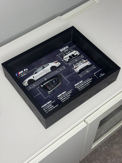 BMW M4 Competition Key Blueprint Frame