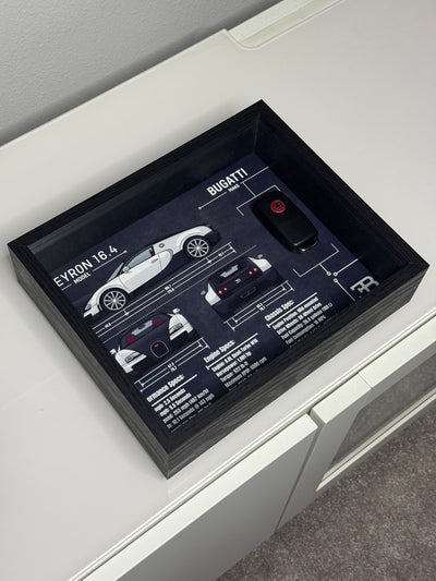 Bugatti Veyron Key Blueprint Frame