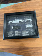 Mercedes-Benz AMG GT 4D Key Blueprint Frame