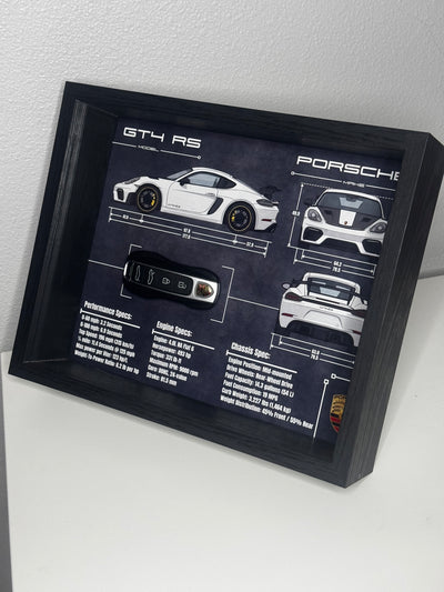 Porsche 911 GT4 RS Key Blueprint Frame