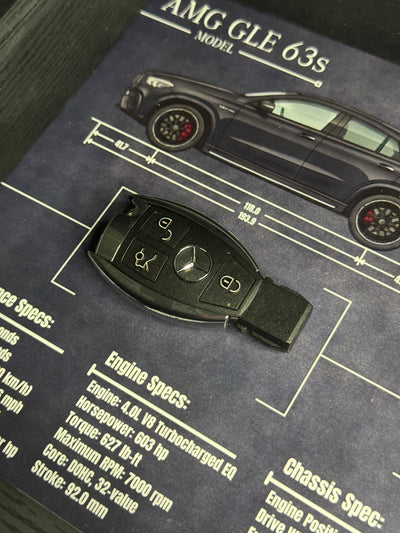 Mercedes-Benz AMG GLE 63s Key Blueprint Frame