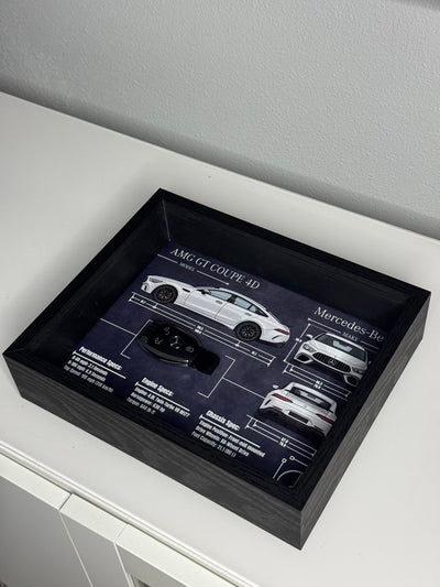 Mercedes-Benz AMG GT 4D Key Blueprint Frame