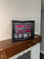 Porsche 911 GT4 RS Ruby Star (992) Key Blueprint Frame