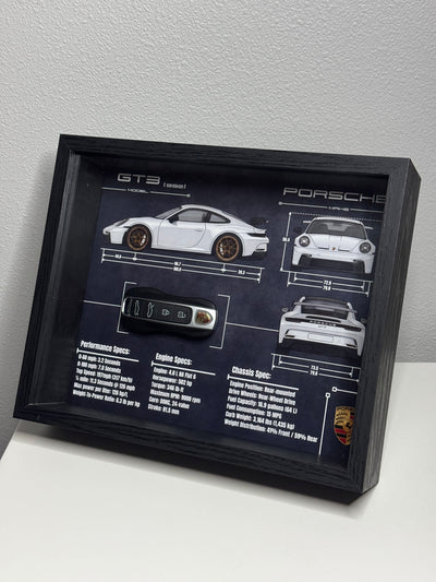 Porsche 911 GT3 (992) Key Blueprint Frame