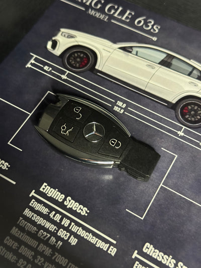 Mercedes-Benz AMG GLE 63s Key Blueprint Frame