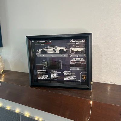 Lamborghini Revuelto Key Blueprint Frame