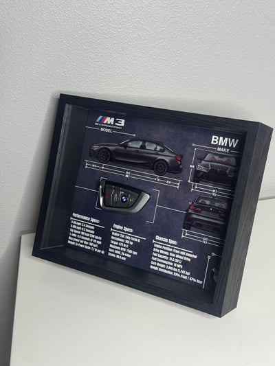 BMW M3 Competition Key Blueprint Frame