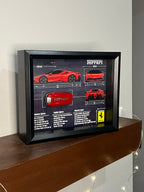 Ferrari SF90 Key Blueprint Frame