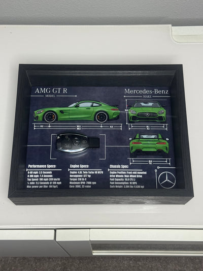 Mercedes-Benz AMG GT R Key Blueprint Frame