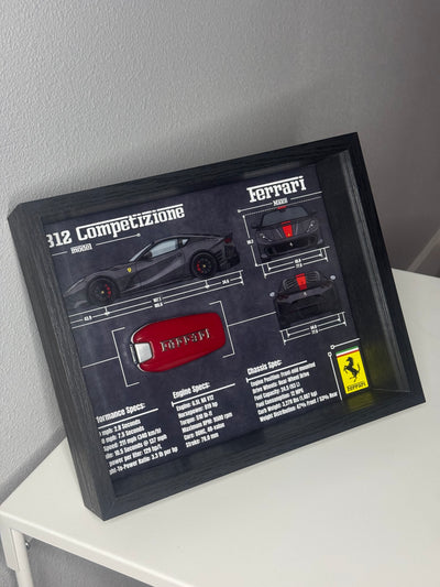 Ferrari 812 competizione Key Blueprint Frame