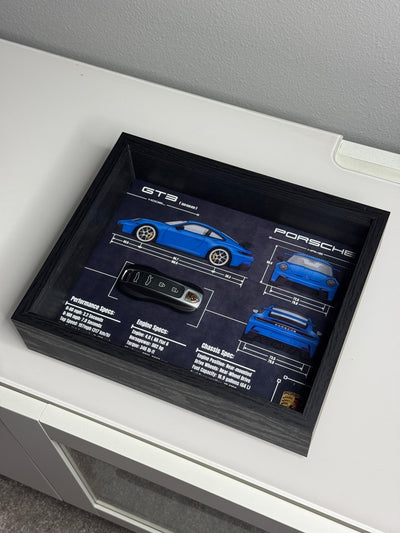 Porsche 911 GT3 (992) Key Blueprint Frame