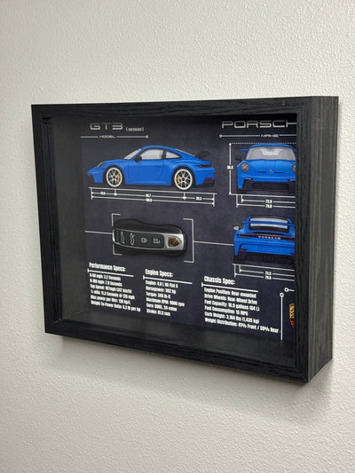 Porsche 911 GT3 (992) Key Blueprint Frame