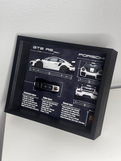 Porsche 911 GT2 RS (991) Key Blueprint Frame