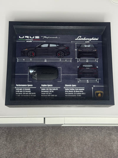 Lamborghini URUS Key Blueprint Frame