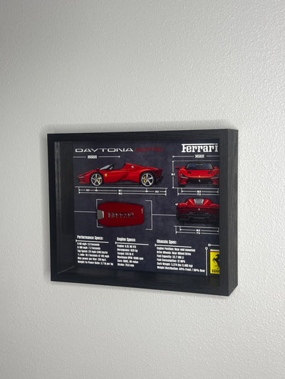 Ferrari Daytona SP3 Key Blueprint Frame