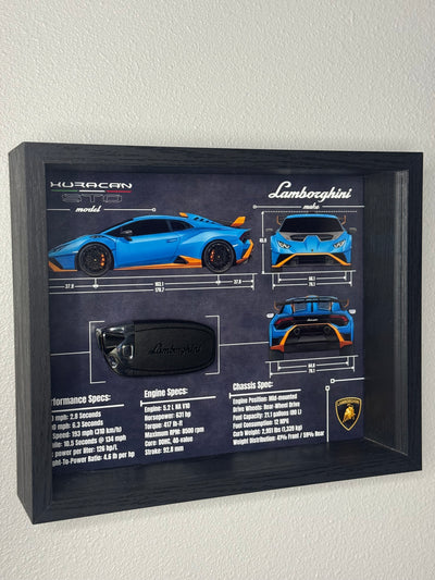 Lamborghini Huracan STO Key Blueprint Frame