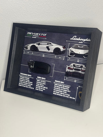 Lamborghini Revuelto Key Blueprint Frame