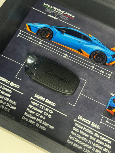 Lamborghini Huracan STO Key Blueprint Frame