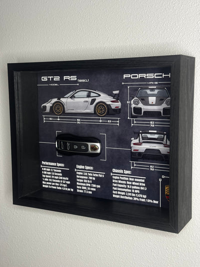 Porsche 911 GT2 RS (991) Key Blueprint Frame
