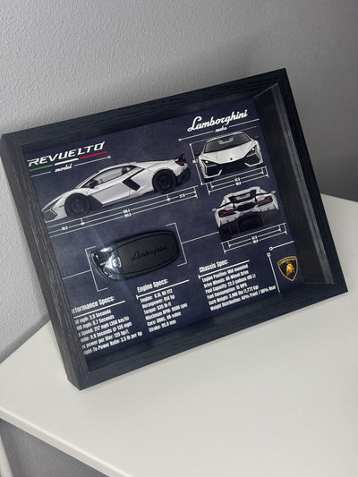 Lamborghini Revuelto Key Blueprint Frame
