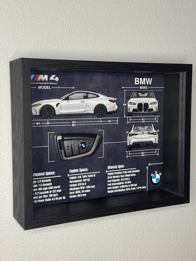 BMW M4 Competition Key Blueprint Frame
