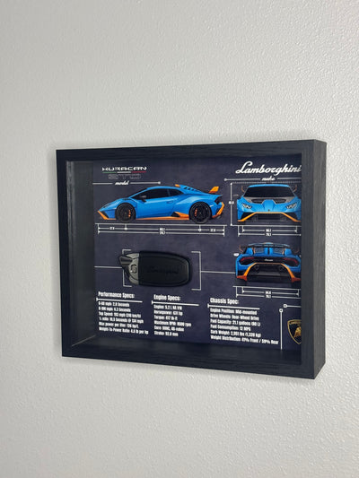 Lamborghini Huracan STO Key Blueprint Frame