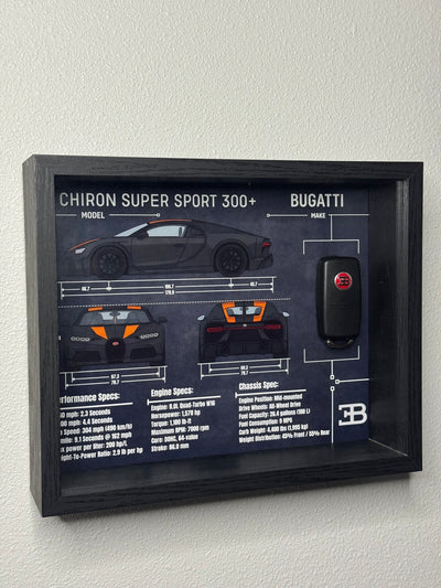 Bugatti Chiron Super Sport 300+ Key Blueprint Frame