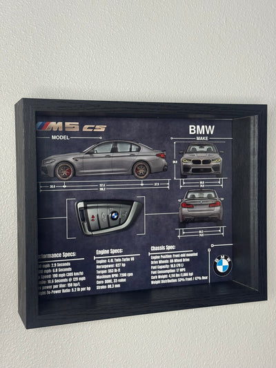 BMW M5 CS Key Blueprint Frame