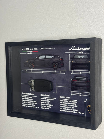 Lamborghini URUS Key Blueprint Frame