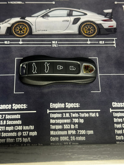 Porsche 911 GT2 RS (991) Key Blueprint Frame