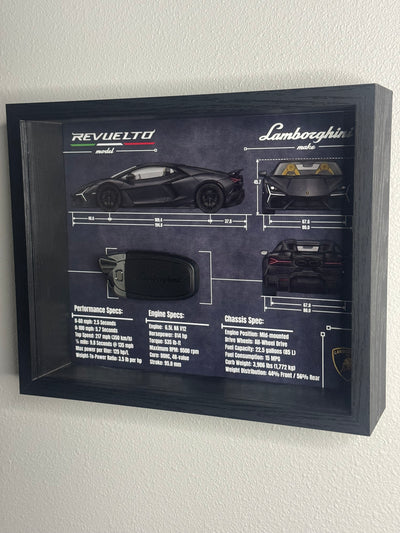 Lamborghini Revuelto Key Blueprint Frame