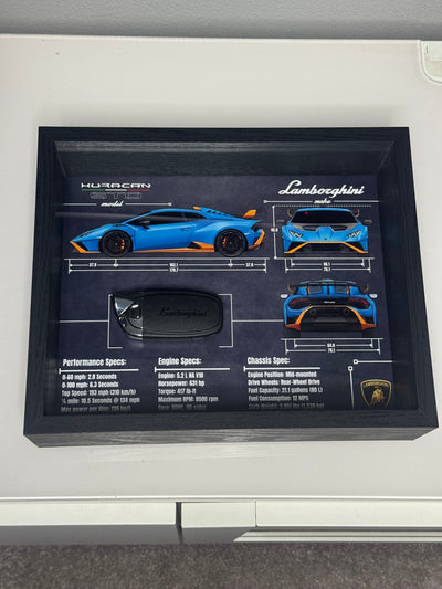 Lamborghini Huracan STO Key Blueprint Frame