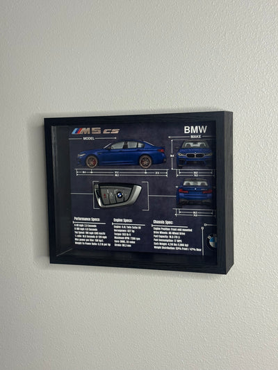BMW M5 CS Key Blueprint Frame