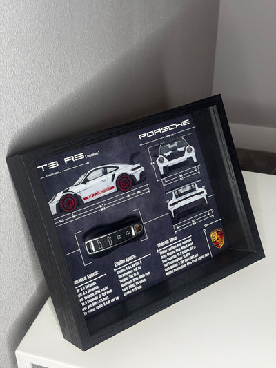 Porsche 911 GT3 RS (992) Key Blueprint Frame