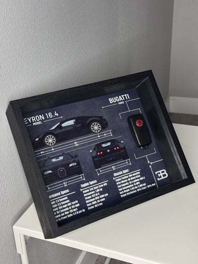 Bugatti Veyron Key Blueprint Frame