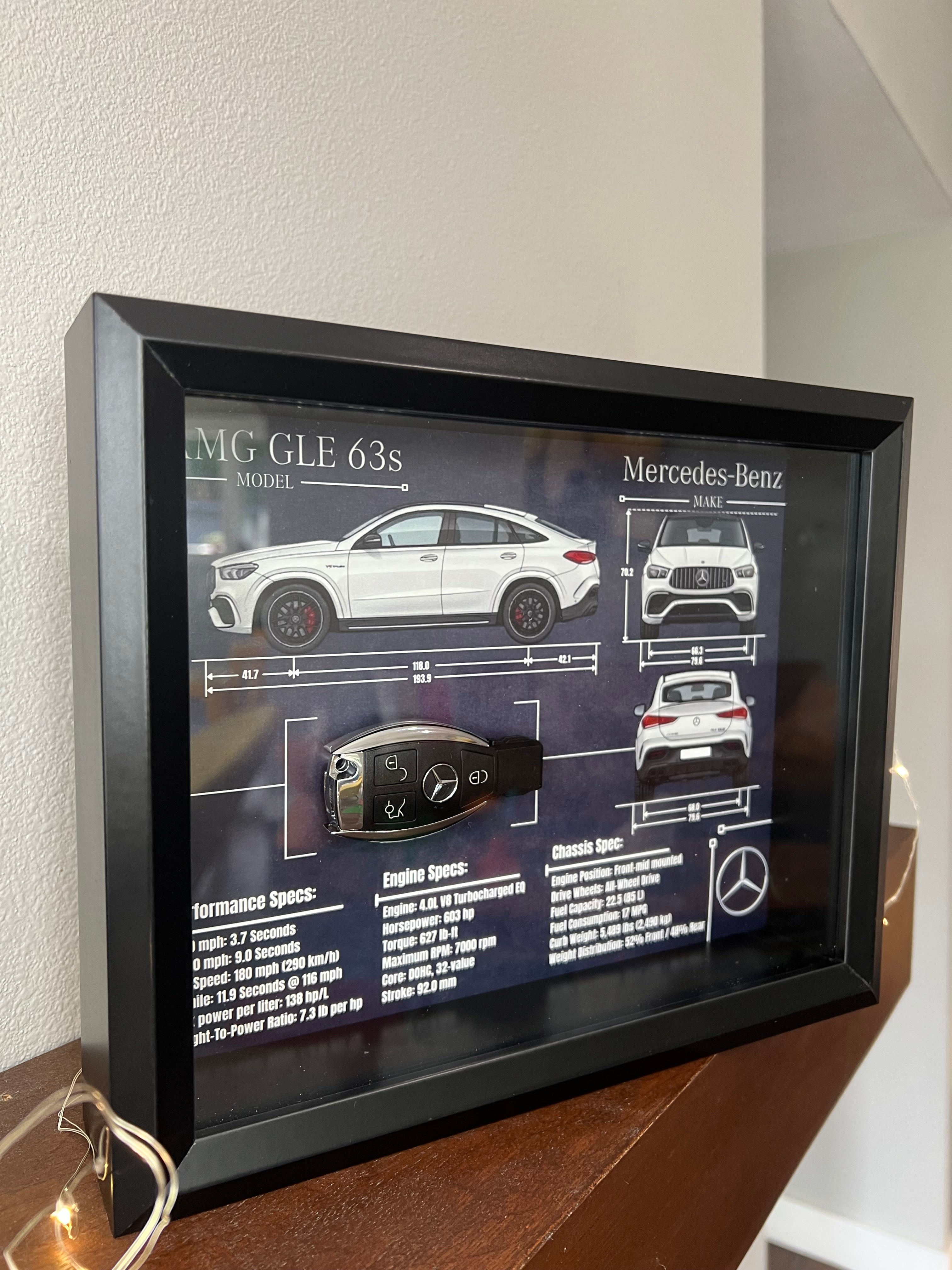 Mercedes-Benz AMG GLE 63s Key Blueprint Frame