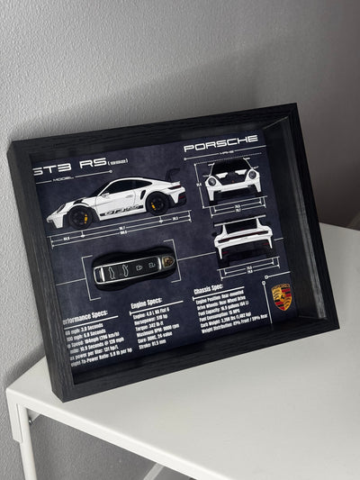 Porsche 911 GT3 RS (992) Key Blueprint Frame