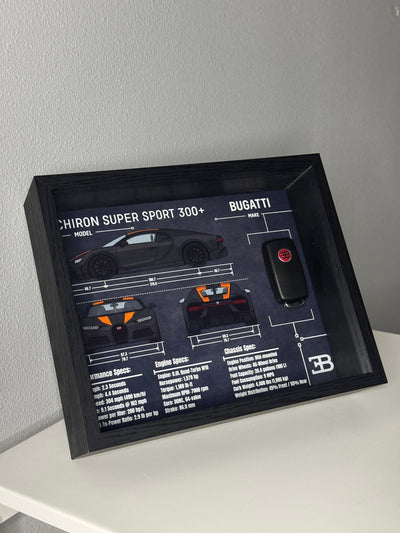 Bugatti Chiron Super Sport 300+ Key Blueprint Frame