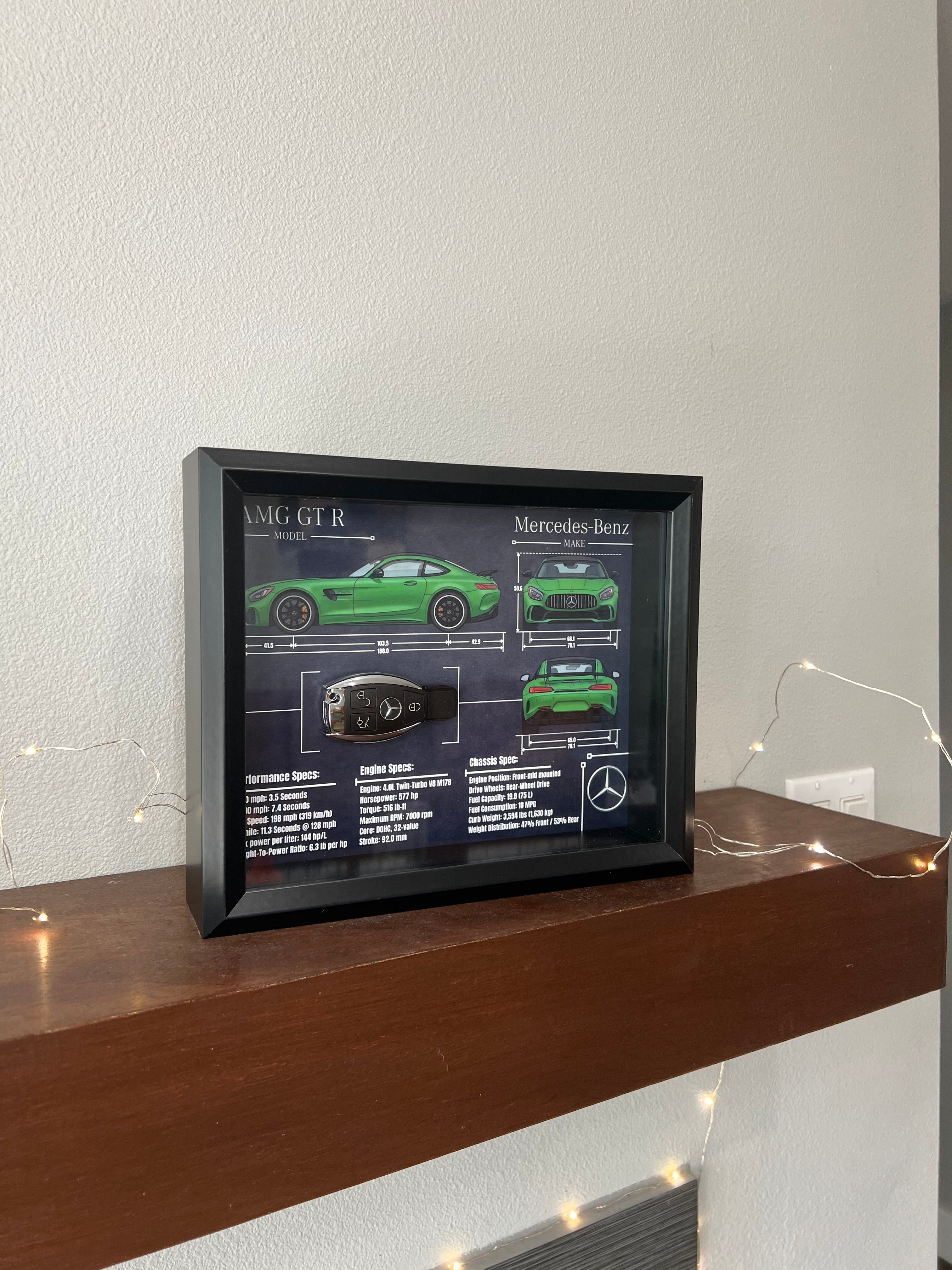 Mercedes-Benz AMG GT R Key Blueprint Frame