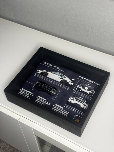 Porsche 911 GT2 RS (991) Key Blueprint Frame