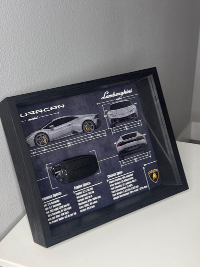 Lamborghini Huracan Key Blueprint Frame