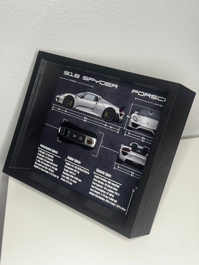 Porsche 918 Spyder Key Blueprint Frame