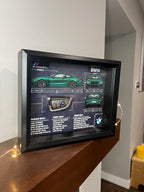 BMW M8 Competition Key Blueprint Frame