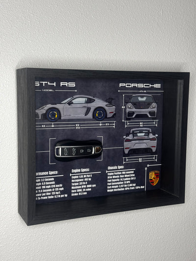 Porsche 911 GT4 RS Key Blueprint Frame