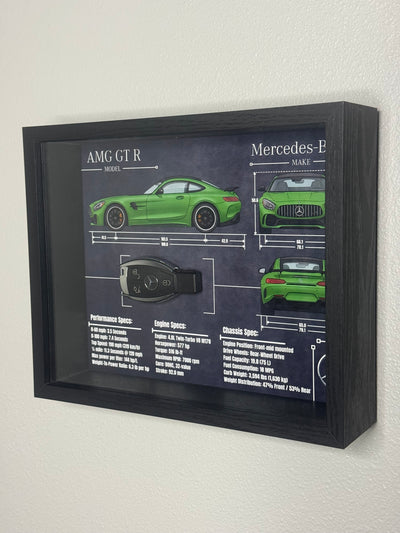Mercedes-Benz AMG GT R Key Blueprint Frame